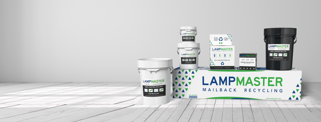 Lamp master recycling bulbs and ballast mail back recycling