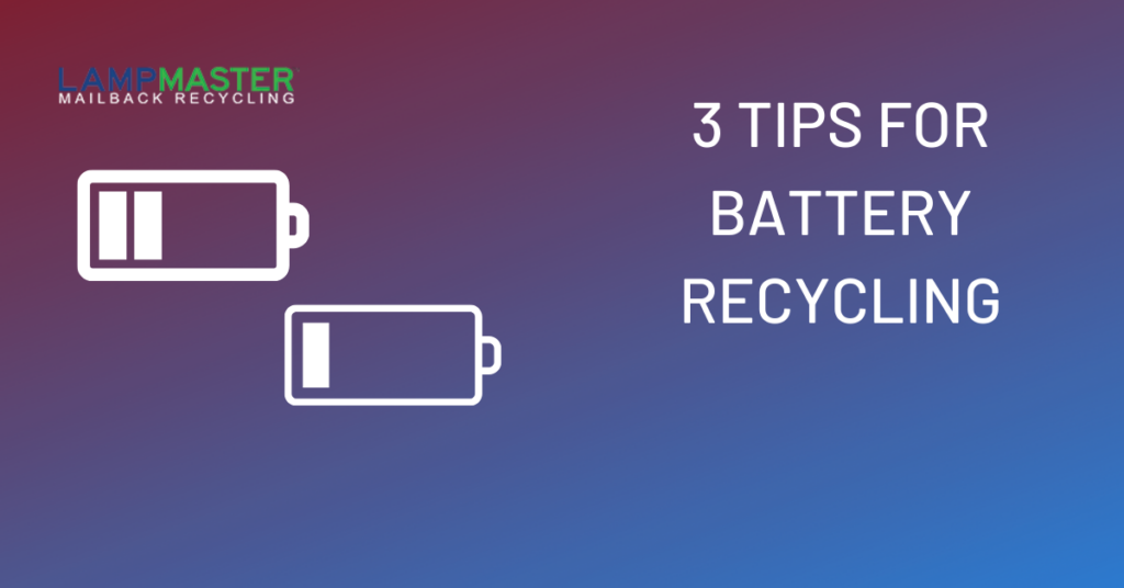 three tips for battery recycling